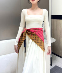 LV SCARF 90 CM IN SILK 737303