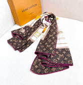 LV SCARF 140 CM IN SILK 721536