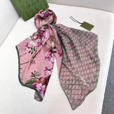 GUCCI 25S SCARF 180 IN SILK 655933