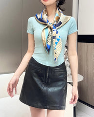 HERMES 25S SCARF 90 IN SILK 730645