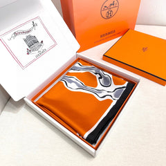 HERMES 25S SCARF 90 IN SILK TWILL 733934