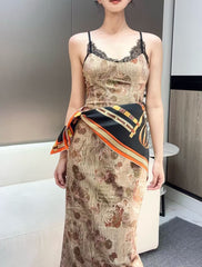 HERMES 25S SCARF 90 IN SILK 735840