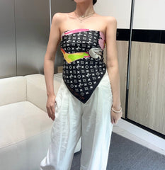 LV SCARF 90 CM IN SILK 733947