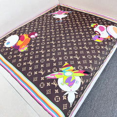 LV SCARF 90 CM IN SILK 729026