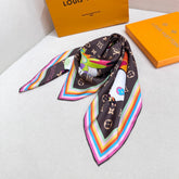 LV SCARF 90 CM IN SILK 729026