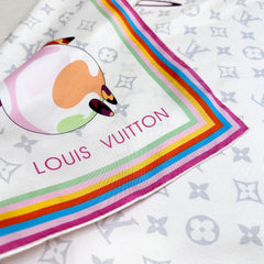 LV SCARF 90 CM IN SILK 729027