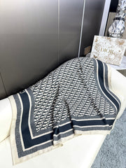 DIOR SCARF 140 CM IN CASHMERE-SILK BLEND 699256