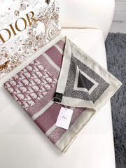 DIOR SCARF 140 CM IN CASHMERE-SILK BLEND 699256