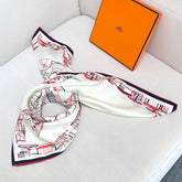 HERMES 25S SCARF 90 IN SILK 737176