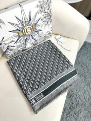 DIOR SCARF 140 CM IN SILK-WOOL BLEND 702041