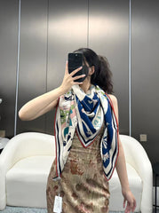 HERMES 25S SCARF 140 IN SILK 732118