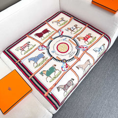 HERMES 25S SCARF 90 IN SILK TWILL 733929