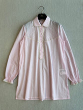 PRADA PINK EMBROIDERED LONG SHIRT