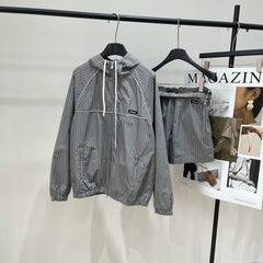 MIUMIU ACTIVEWEAR SET PLAID PATTERN 267917