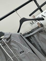 MIUMIU ACTIVEWEAR SET PLAID PATTERN 267917