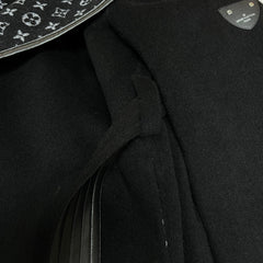 DIOR HOODED COAT IN BLACK WOOL