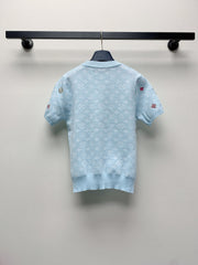 LV CREW NECK KNIT SWEATER 228111