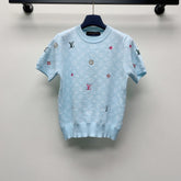 LV CREW NECK KNIT SWEATER 228111