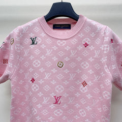 LV CREW NECK KNIT SWEATER 228112