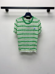LV STRIPED CREW NECK T-SHIRT 268098