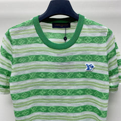 LV STRIPED CREW NECK T-SHIRT 268098