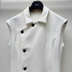 DIOR SLEEVELESS LONG POLO DRESS 275159