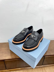 PRA CHOCOLATE LOAFERS BLACK CALFSKIN
