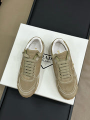 PRA TRAIL FADED SUEDE SNEAKERS LIGHT BROWN
