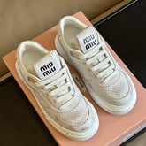 Frost Color Sneakers Calfskin