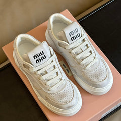 Frost Color Sneakers Calfskin