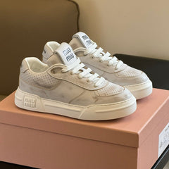 Frost Color Sneakers Calfskin