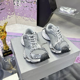 STAPLER SNEAKER IN GRAY POLYURETHANE AND POLYESTER