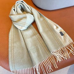 UNIE BRODEE GM MUFFLER IN PASTEL GREY CASHMERE