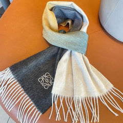 SCARF 180 CM IN COLORFUL CASHMERE AND WOOL 411659