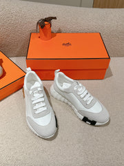 MAINLAND SNEAKER IN PALE GRAY SUEDE AND WHITE CALFSKIN 959308