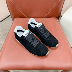 PLUME SUEDE SNEAKERS BLACK
