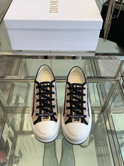 WALK'N PLATFORM SNEAKER BEIGE AND BLACK CANNAGE TWEED