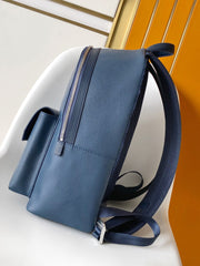 LV 25S TAKEOFF BACKPACK 43 IN ATLANTIC BLUE CALFSKIN