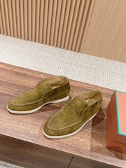 LP OPEN WALK LOAFERS BRIGHT OLIVE SUEDE