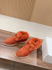 LP CLASSIC SUMMER CHARMS WALK LOAFERS BURNT ORANGE CALFSKIN