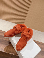 LP CLASSIC SUMMER CHARMS WALK LOAFERS BURNT ORANGE CALFSKIN