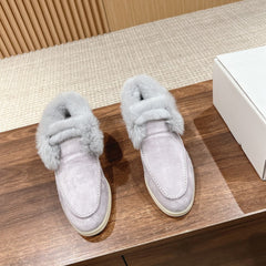 LP CLASSIC SUMMER CHARMS WALK LOAFERS BRIGHT GRAY CALFSKIN