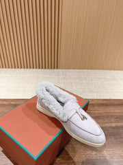 LP SUMMER CHARMS WALK LOAFERS BRIGHT GRAY FLEECE