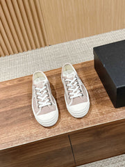 CONVERSE SNEAKER IN KHAKI BROWN VELVET