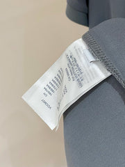 LV POLO SHIRT IN GRAY MESH BEADED COTTON FABRIC 238854