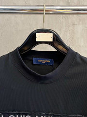 LV T-SHIRT IN BLACK COTTON 238864