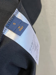 LV T-SHIRT IN BLACK PURE COTTON WITH EMBROIDERED LOGO 238772