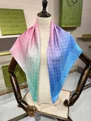 GUCCI 25S SCARF 90 IN SILK 737221