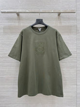Loewe 25 Relaxed Fit T-shirt Khaki Green Cotton