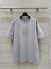 Loewe 25 Relaxed Fit T-shirt Light Grey Cotton